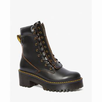 Dr Martens Karmilla Smooth Kožené - Cierne Cizmy Damske, DR0354